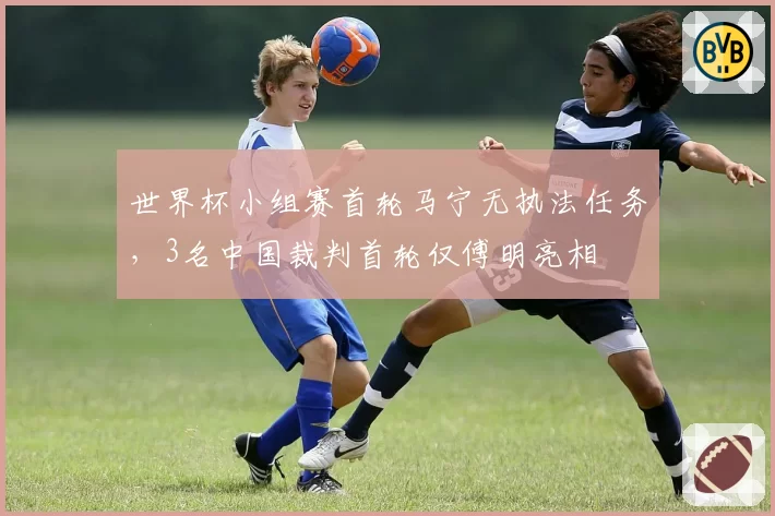 世界杯小组赛首轮马宁无执法任务,3名中国裁判首轮仅傅明亮相