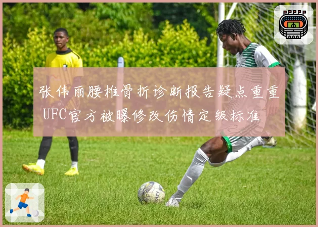 张伟丽腰椎骨折诊断报告疑点重重 UFC官方被曝修改伤情定级标准